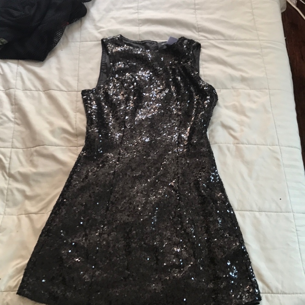 Open back sequin dress